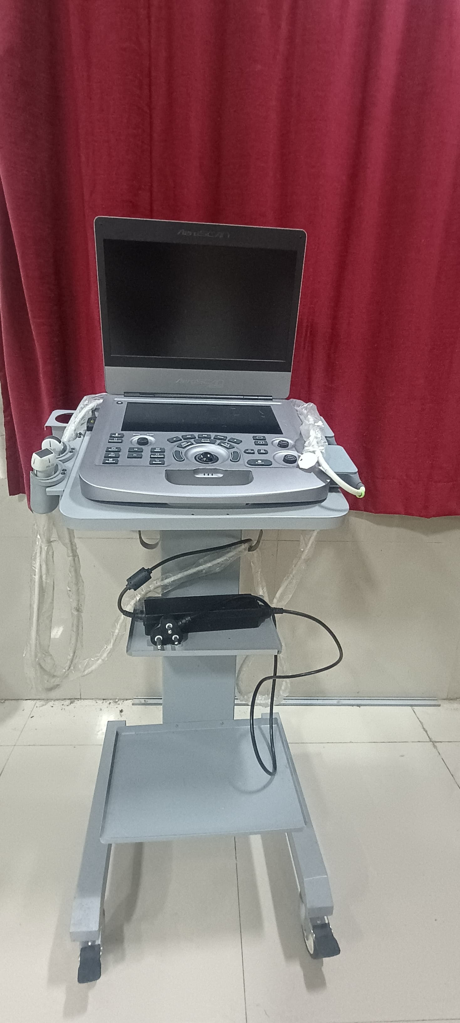 USG Machine With Cardiac And Abdominal Probes